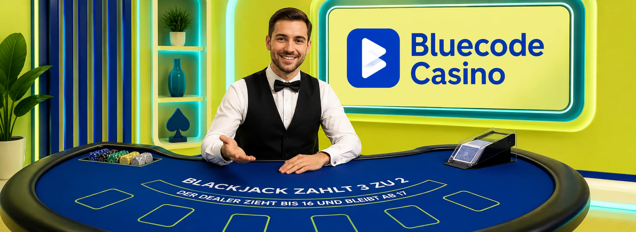 Live-Casino mit echten Dealern im Bluecode Casino